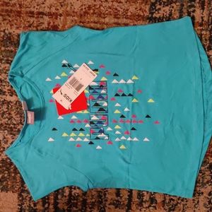 Puma Kids Logo T Shirt (Aqua) Size 5